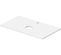 Console Duravit Sivida, 1 découpe au centre, 880x500mm, 2670013200, Couleur: Soie matte blanche