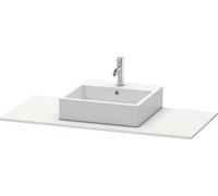 Console Duravit XSquare 060D, 800 x 550 mm, 1 dÃ©coupe, Couleur (avant/corps): Laque mate en soie Nordic White - XS060D03939