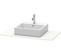 Duravit Console XSquare XS060E03636 100 x 55 cm avec découpe 2000 finition satinée blanche