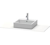 Console Duravit XSquare, 1 découpe, 1200x16x550mm, XS060F08484, Couleur: Blanc super mat Décor