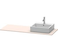 Duravit Duravit Console XSquare 140x55x1,6cm, avec 1 AS, AS droite, taupe mat Quantité:1