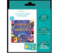 Console Educative - Lunii - Bienvenue chez les monstres - Livre audio interactif - 12 histoires - Dès 3 ans