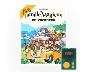 Console Educative - Lunii - Coffret La famille Magicus part en vacances - Livre audio interactif dès 7 ans