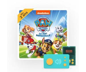 Console Educative - Lunii - Coffret Pat Patrouille - Livre audio interactif - 12 histoires - Dès 3 ans
