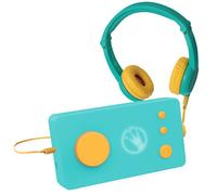 Console Educative - LUNII - Ma Fabrique à Histoires - Casque Audio Vert - 24 Histoires Incluses - 3 à 8 Ans