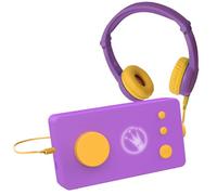 Console Educative - LUNII - Ma Fabrique à Histoires - Casque audio violet - Livre audio inclus - Dès 3 ans