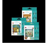 Console éducative - Lunii - Pack 3 livres audio interactifs - 5h10 d'histoires - Pour enfants 5-8 ans