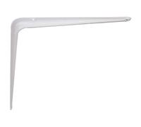 Console emboutie acier - L : 300 mm - H : 250 mm - blanc