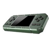 Console émulateur - AVIZAR - Modèle Tank - 520 jeux classiques - Couleur verte - Rechargeable USB