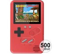 Console émulateur TechKidz - 500 jeux - Slim Rouge G