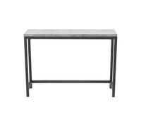 Console Design "Rise" 110cm Gris & Noir