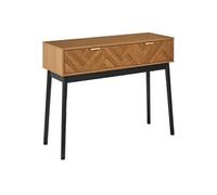 - Console en bois FELIX - Marron et noir - FELIX