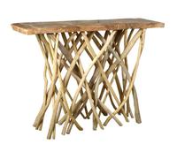 Console en Bois Flotté amp Teck 120 x 36 cm