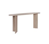 Console en bois ""Sira"" - 150 x 35 x 75 cm - Travertin