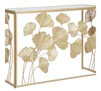 CONSOLE EN FER FEUILLE