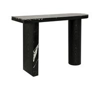 Console en marbre et MDF - Noir - LOUNARCA