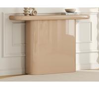 Vente-unique - Console en MDF - Beige laqué - RABIRI