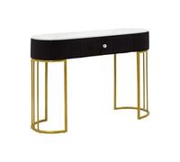 Console en métal Montpellier 100 x 43 x 74 cm noir