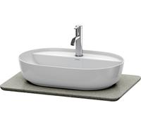 Duravit Console pour Luv LU946503333 68,8x47,5cm, Structure grise, en pierre de quartz, avec 1 découpe