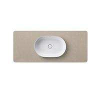 Console en pierre de quartz Duravit Luv LU9466, largeur 1388mm, adaptée au meuble sous-lavabo LU9561, LU9566, LU946602525, Couleur: Structure de sable