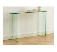 Console en verre trempé - Transparent - FEYZA