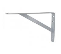 Console, équerre renforcée pour charges lourdes en acier époxy 495 x 330 mm, blanc