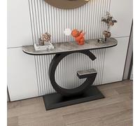 Console étroite de Couloir 80 x 30 x 80 cm, Style Nordique, pour Couloir, entrée, Salon (Noir 4)