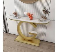 Console étroite de Couloir 80 x 30 x 80 cm, Style Nordique, pour Couloir, entrée, Salon (Or 3)