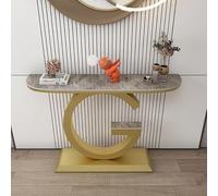 Console étroite de Couloir 80 x 30 x 80 cm, Style Nordique, pour Couloir, entrée, Salon (Or 4)