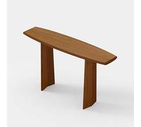 Console étroite en Bois Marron, Meuble d'entrée Stable et élégant, Table d'appoint pour Couloir, Salon ou Bureau, 120 x 40 x 75 cm