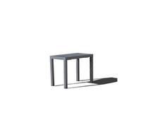 Concept Usine - Console extensible en aluminium OLHAO - 2 à 6 places, gris foncé, rangement facile