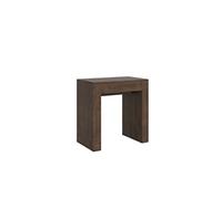 Table console d'entrée extensible 78x47-299cm bois salle à manger Allin Noix