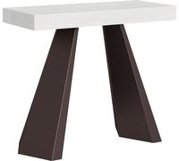 Console extensible 90x40/196 cm Diamante Small Frêne Blanc structure Ours