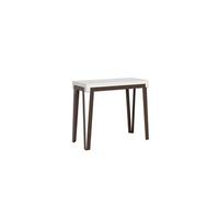 Console extensible 90x40/196 cm Rio Small Frêne Blanc cadre Ruille -