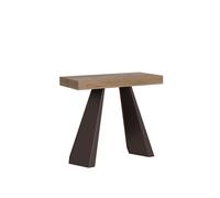 Console extensible 90x40/300 cm Chêne Diamant Premium Structure Ours Nature
