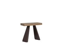 Console extensible 90x40/300 cm Diamante Premium Chêne Nature cadre Ours -