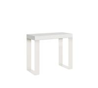 Console extensible 90x40/300 cm Tecno structure blanche ITAMOBY