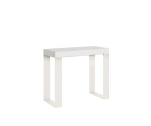 Console extensible 90x40/300 cm Tecno structure blanche ITAMOBY