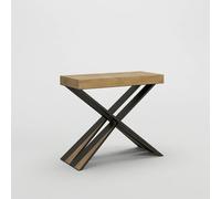 Console extensible - ITAMOBY - DIAGO PREMIUM - Chêne naturel - 90x40 cm - Extensible jusqu'à 300 cm