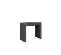 Console extensible 90x42/198 cm Emy Small Anthracite Spatulé -
