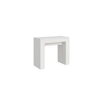 Console extensible 90x42/198 cm Modem Small Frêne Blanc -