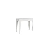 Console extensible 90x42/302 cm Isotta Frêne Blanc -