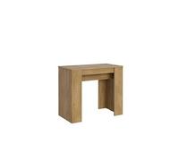 Console extensible 90x48/204 cm Basic Small Chêne Nature -
