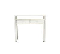 Console Extensible Bureau "Nine" 100cm Blanc Blanc G