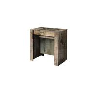 Console extensible, Collection NOSOL, couleur chêne foncé, dimensions 54x78cm