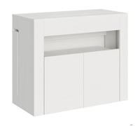 Console extensible - ITAMOBY - Evolve - Frêne Blanc - 90x42/302 cm - Avec banc pratique