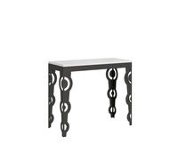 Console extensible Karamay Evolution 90x40/300 cm avec structure anthracite