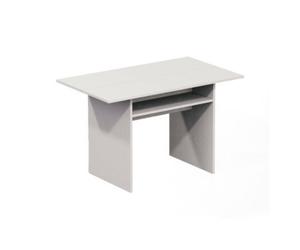 Console extensible lavande, Table à manger avec ouverture pliante, Console polyvalente extensible, 120x70h75 cm, Blanc