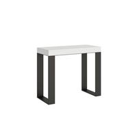 Console extensible - Tecno Premium - Frêne Blanc - Contemporain - Design - 90x40/300 cm