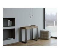 Console extensible Tecno Premium - TECNO - Noyer - Contemporain - Design - Métal